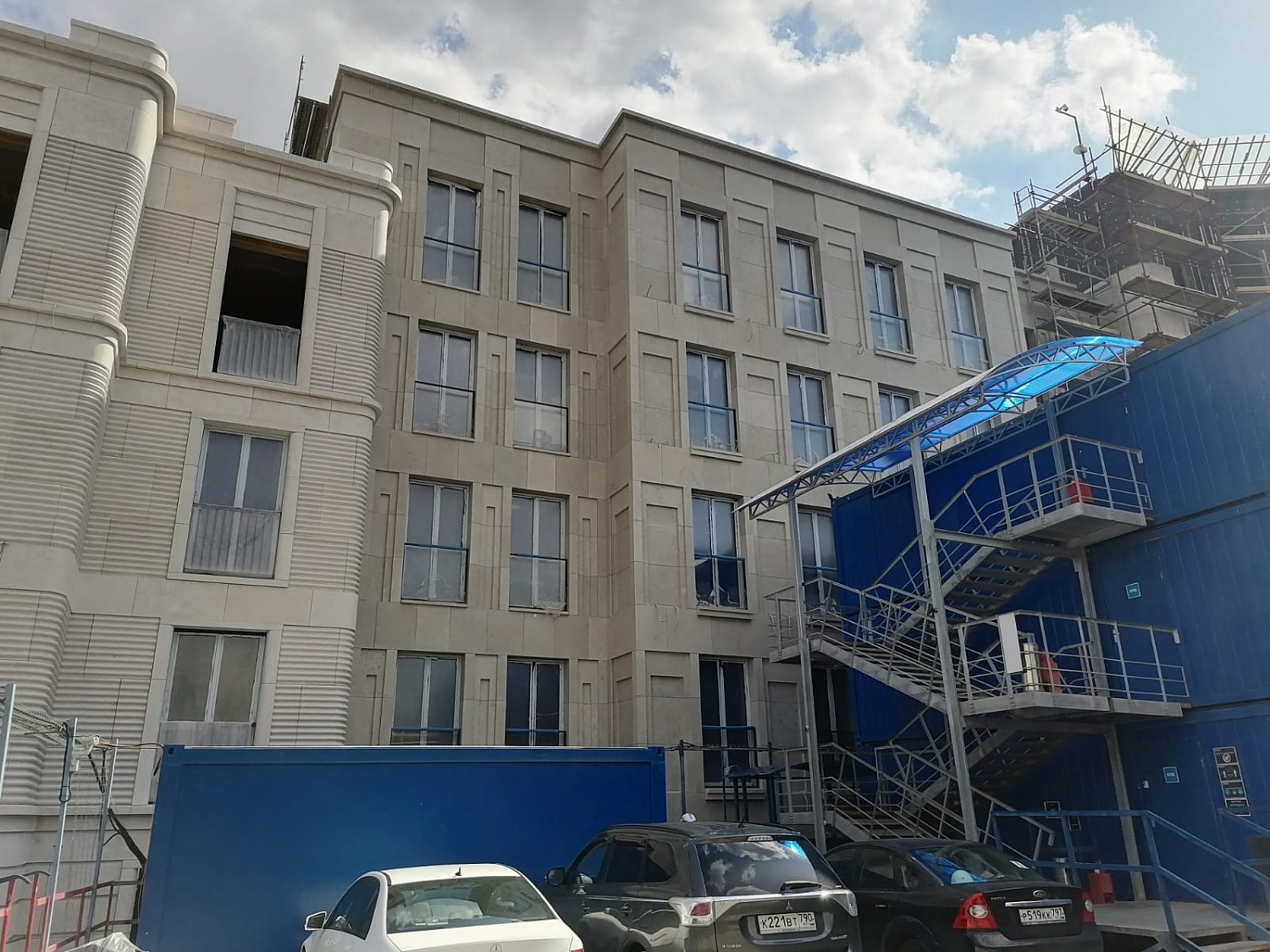 Противопожарные внешние экраны Е15 Жилой комплекс «Золотой Остров» г. Москва  